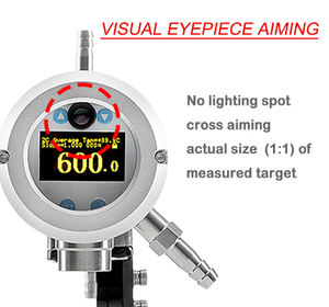 Pyrometer אינפרא אדום עם תצוגת טמפרטורה גבוהה מדידת טמפרטורה גבוהה ip65 נירוסטה oem/odm זמין - Product Image 2