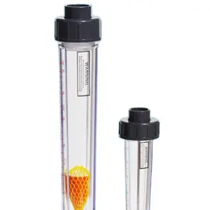 플라스틱 튜브 로터 플로트 액체 물 부식 방지 유량계 LZS-15/25/32/40/50 파이프 라인 타입