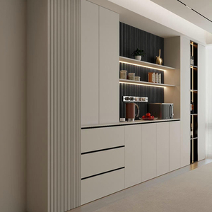 Salle à manger Salon Mobilier de maison Café moderne Bar Rangement Luxe <span class=keywords><strong>Blanc</strong></span> Bois <span class=keywords><strong>Buffet</strong></span> <span class=keywords><strong>Buffet</strong></span> Cabine - Product Image 2