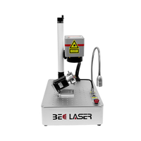 20W 30w or argent laiton gravure fibre laser marquage bureau métal surface logo laser marquage gravure machine pour tout métal