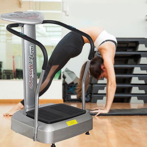 Équipement de gymnastique Crazy Fit en acier et ABS à usage domestique, plaque vibrante verticale pour <span class=keywords><strong>exercices</strong></span> en intérieur - Product Image 4