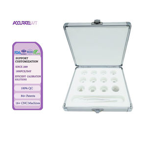 Ensemble de poids standard métrique 1 mg-5 g 16 pièces Poids de laboratoire cylindriques en acier inoxydable avec certificat d'étalonnage Classe M1 - Product Image 3
