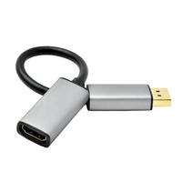 Câble DP vers VGA de qualité supérieure 1080P, blindé par paire torsadée, gaine en PVC, connecteurs plaqués or pour moniteur, HDTV, projecteur