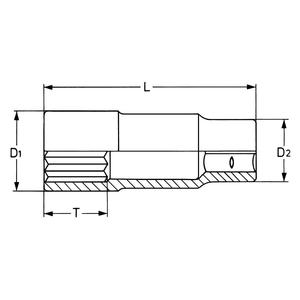 HEYCO 00050191082 Enchufes, 1/2 ", extra profundo - Product Image 1