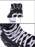 Chaussures de hockey sur glace en ligne personnalisées HEAD, lame en acier inoxydable, pour hommes, hiver, dessus en PVC noir, doublure en coton PU