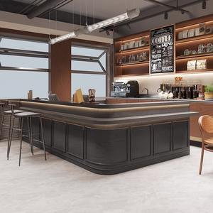 Comptoir de bar à café LED de style chinois M2, design de bar de restaurant, design de magasin de sushis, design de magasin de desserts, comptoir de boulangerie - Product Image 3