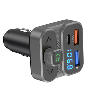 Giá rẻ xách tay không dây xe <span class=keywords><strong>Kit</strong></span> cho <span class=keywords><strong>Bluetooth</strong></span> MP3 máy nghe nhạc xe FM Transmitter sạc nhanh 2 cổng USB APE PC - Product Image 6