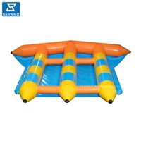 Bateau banane gonflable poisson volant pour jeux d'eau