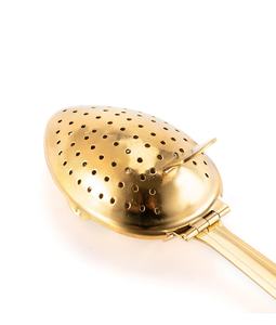 Infuseur à thé créatif en acier inoxydable 304 en forme d'oeuf Filtre à thé en vrac réutilisable de qualité alimentaire avec poignée - Product Image 4