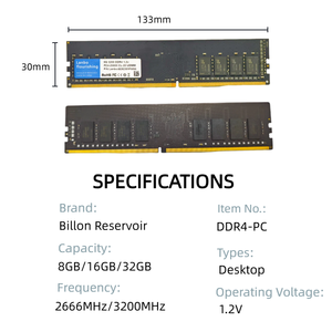 Mémoire d'ordinateur de bureau 8 Go DDR4 3200 MHz, RAM PC, Memoria en stock - Product Image 3
