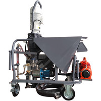 Machine à plâtrer M9, machine à plâtrer au gypse, station de plâtrage, pompe de 5,5 kW, 380 volts, pompe à air allemande PFT, M18