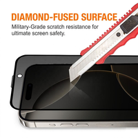 Protection d'écran en verre trempé anti-espion et anti-reflet 28 degrés pour iPhone 18 17 16 15 14 13 12 11 Pro Max Plus X
