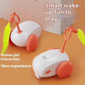 JiaBei Automatic <b>cat</b> <b>toy</b> <b>Cat</b> <b>toy</b> with butterfly feather wand Boredom buster for <b>cats</b> <b>Interactive</b> pet play device - Product Image 4