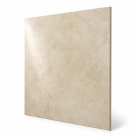 Panneau mural en marbre UV WYRAX 1220x2440mm 2.8mm aspect pierre travertin beige, imperméable, pour appartement, couloir, hall d'hôtel