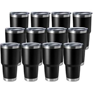 30 oz Tumbler with Lid and Straw <b>Travel</b> Coffee <b>Mug</b> Stainless Steel <b>Insulated</b> Thermal Tumblers Cup - Product Image 5