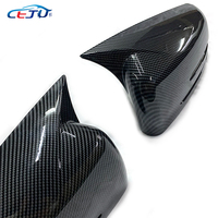 Capuchons de rétroviseur de voiture en ABS noir brillant pour Mercedes Benz W176 W204 C63 W212 C207 W221 CLA CLS W463