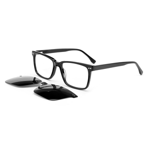 Acetat-Rahmen Polarisierte Bestseller Magnetische Clip-On TAC Sonnenbrillen Sofort Lieferbar Individuelles Logo Rechteckig Quadratisch UV400 Schutz - Product Image 2