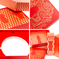 Boîte-cadeau haut de gamme de la couverture du ciel et de la terre Boîte-cadeau personnalisée du festival de la mi-automne Matériau respectueux de l'environnement personnalisé