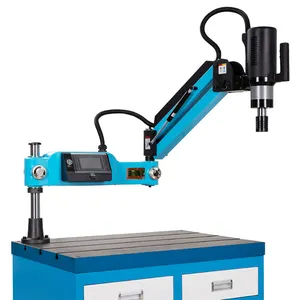 M2-M10 Hot CNC Automatic Flexible Arm Nut Screw Servo Electric Tapping Machine For Pipe Metal Thread Drilling Machine