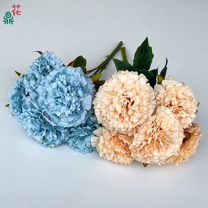 <b>Artificial</b> Peony Flowers Silk Flower <b>Bouquet</b> For Home Decor Wedding Living Room Decoration - Product Image 3