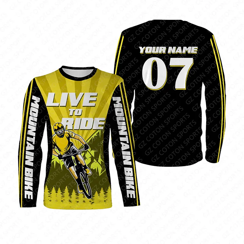 2023 thiết kế mới tùy chỉnh thực hiện xuống dốc Áo MX Motocross ATV Dirt Bike Jerseys cho ngoài trời MTB xe đạp leo núi đua