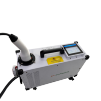 Station de recharge mobile de dernière génération avec prise CCS2, puissance nominale de 20 kW, tension de sortie de 200-750 V, câble personnalisé, chargeur de véhicule électrique