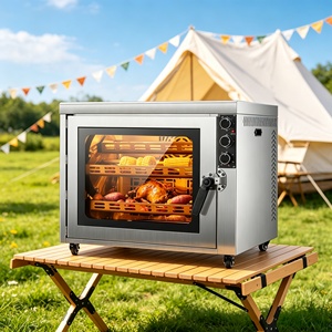 Horno de Convección de Aire Caliente Comercial de 130L, Acero Inoxidable, 250°C, para Pizza, <span class=keywords><strong>Pollo</strong></span> <span class=keywords><strong>Asado</strong></span> y Panadería - Product Image 1