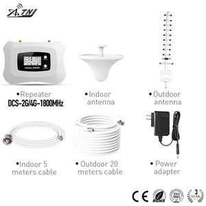 Répéteur de réseau mobile ATNJ 2G 4G compatible GSM/DCS 1800 MHz avec écran LCD intelligent, amplificateur de signal d'antenne pour la maison - Product Image 5