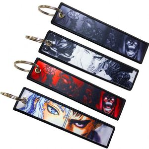 Porte-clés personnalisés brodés et imprimés sur mesure, étiquettes de vol, jet tags anime, vente en gros - Product Image 3