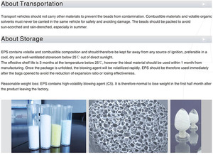 Mở rộng cao EPS nguyên liệu mở rộng Polystyrene sản phẩm - Product Image 5