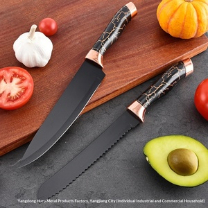 Juego de <span class=keywords><strong>Cuchillos</strong></span> de Cocina de Acero Inoxidable de Nueve Piezas, Soporte Giratorio <span class=keywords><strong>para</strong></span> <span class=keywords><strong>Cuchillos</strong></span> con Doble Recubrimiento Electrolítico, Cuchillo de <span class=keywords><strong>Chef</strong></span> Afilado - Product Image 2
