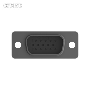 748364-1 Conector en forma de D de 15 posiciones, cable a cable, montaje en panel, tamaño de carcasa 1, 2.29 mm (0.09 pulgadas) de distancia entre hilos, cable de señal - Product Image 5