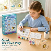 Kit d'art pour enfants : attrape-soleil animaux DIY, créez des autocollants colorés pour fenêtres et réfrigérateurs, activités artistiques et créatives