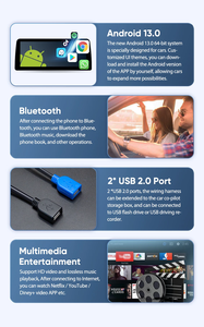 Lecteur multimédia vidéo Android Auto de 12,3 pouces pour KIA Forte 2018-2019, autoradio, navigation Carplay - Product Image 6