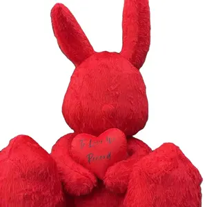 Hạnh Phúc phục sinh hoạt hình sang trọng trang phục Inflatable Bunny cho trang trí ngoài trời
