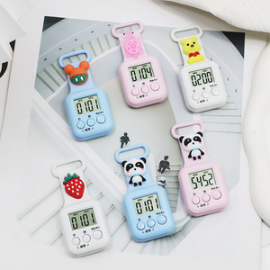 เครื่องจับเวลาลายการ์ตูนสำหรับเด็กนักเรียนนาฬิกาปลุกนับถอยหลังในครัวดิจิตอลมินิพลาสติกจอ LCD กันน้ำของขวัญดีไซน์ทั่วไปสำหรับ - Product Image 4