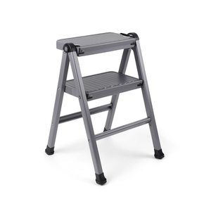<b>Folding</b> <b>Stool</b> PIATTO Stairs Compact Lightweight Portable <b>Step</b> Ladder Indoor Outdoor Use - Product Image 2