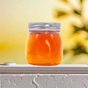 Frasco de Vidrio Auténtico de 250ml/500ml para Miel con Tapa de Aluminio, Diseño Personalizado para Almacenamiento de Nido de Pájaro, Aceites de Frutas, Especias, Dulces, Forma de Tornillo - Product Image 2