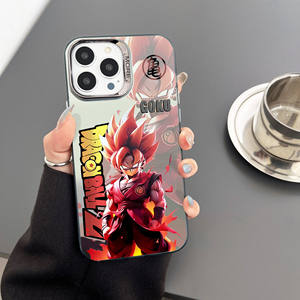 Funda Protectora para Teléfono IMD con Diseño de Dragon Ball, Material de PC Electrochapado, Resistente a Impactos, para iPhone 17 <span class=keywords><strong>Pro</strong></span> <span class=keywords><strong>Max</strong></span>, <span class=keywords><strong>14</strong></span>, 15 <span class=keywords><strong>Pro</strong></span>, 16 <span class=keywords><strong>Pro</strong></span> <span class=keywords><strong>Max</strong></span> - Product Image 3