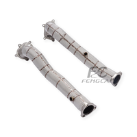 Tuyau d'échappement sport haute performance pour Audi RS6 RS7 S6 S7 4.0T en acier inoxydable T304, collecteur direct, amélioration de puissance pour la course