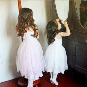 Máquina de Tejer Rusa en Línea, Vestido de Algodón sin Mangas para Niña - Product Image 3