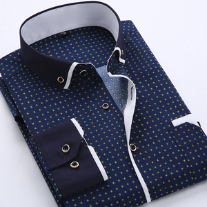 Camisas <span class=keywords><strong>de</strong></span> Hombre Nuevas <span class=keywords><strong>de</strong></span> 2021, <span class=keywords><strong>Estilo</strong></span> Informal, Delgadas, Formales, <span class=keywords><strong>de</strong></span> Negocios, con Bolsillo en el Pecho, Estampadas, <span class=keywords><strong>Estilo</strong></span> Informal, Juveniles, <span class=keywords><strong>de</strong></span> Manga Larga - Product Image 4