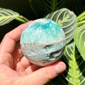 Vente en gros de pierres de guérison naturelles Reiki, boule de quartz, sphère de cristal d'hémimorphite de haute qualité pour cadeau spirituel - Product Image 6