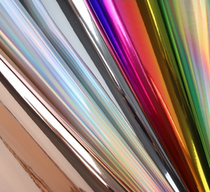 Cuero TPU colorido de la <span class=keywords><strong>Cenicienta</strong></span> brillante estampado en caliente Gypsophila - Product Image 1