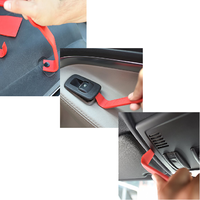 Offre spéciale kit d'outils de réparation de panneau de carrosserie de véhicule automobile 12 pièces ensemble d'outils de suppression de garniture audio