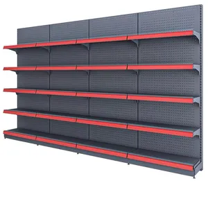 Customized Shop Rack Gondola Shelving Double-sided Supermarket Shelves Super Market Racks Grocery Shelving