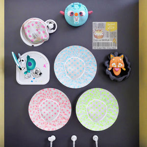 Lot <span class=keywords><strong>de</strong></span> 3 <span class=keywords><strong>bonnets</strong></span> <span class=keywords><strong>de</strong></span> bain imperméables en PE réutilisables avec bande élastique pour femmes et hommes – Idéal pour le nettoyage - Product Image 3