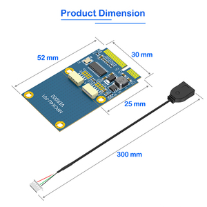 Thẻ mở rộng <span class=keywords><strong>Mini</strong></span> <span class=keywords><strong>PCI</strong></span>-<span class=keywords><strong>e</strong></span> USB 2.0 52 chân nửa/kích thước đầy đủ cho máy tính xách tay và máy tính để bàn 480Mbps - Product Image 3