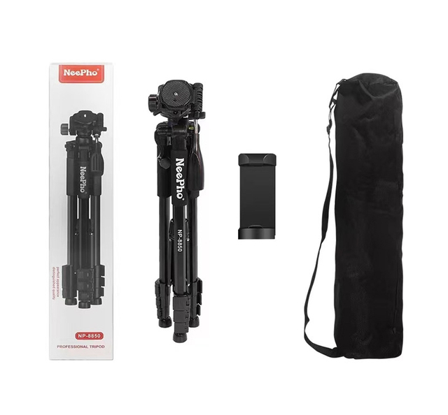 Neepho 8850Camera Tripod With Carry Bag, Lightweight Travel Aluminum Professional Photo Tripod Stand for DSLR Camera Ring Light