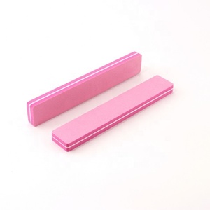 Hình chữ nhật vuông Nail Sponge tập tin đệm màu sắc hỗn hợp grey hồng tím xanh cam 80/100/120/150/180/240 Grit móng tay lớn tập tin - Product Image 4